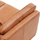 Valencia Artisan Full Leather Sofa 88” - Pure Full Italian Nappa Leather Couch, Solid Wood Accent, Ultimate Comfort, Cognac Tan - Image 5